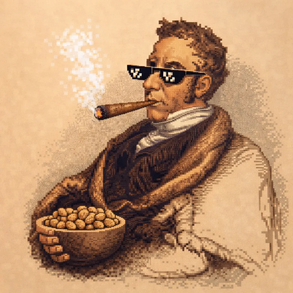 AI-generated portrait of Thomas Curson Hansard